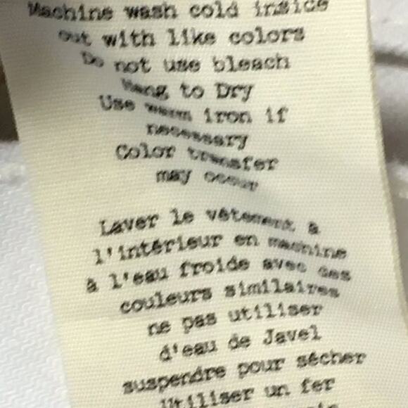 RAG & BONE Women's Aged Release White Raw Hem Skinny Jeans Sz 25 - Picture 8 of 8